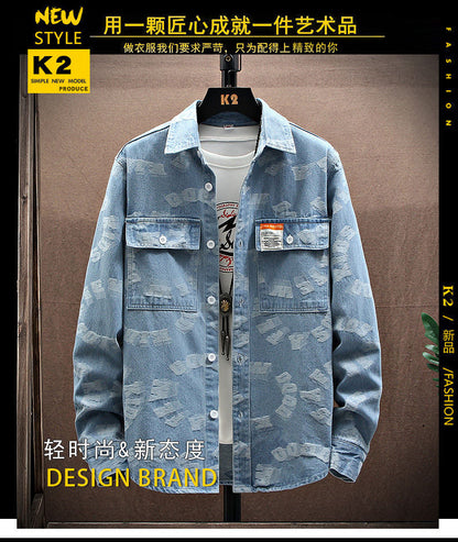 Casual Denim Overshirt Jacket