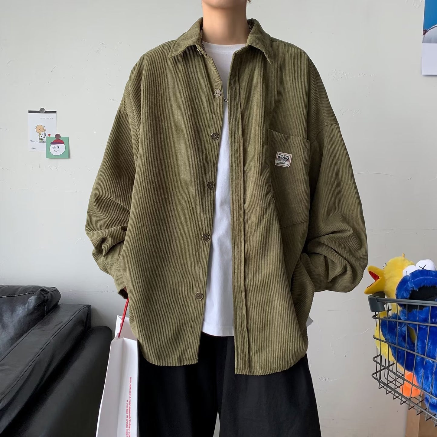 Corduroy Overshirt Jacket