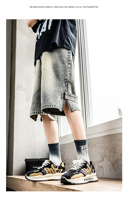Breathable Knit Dad Sneakers