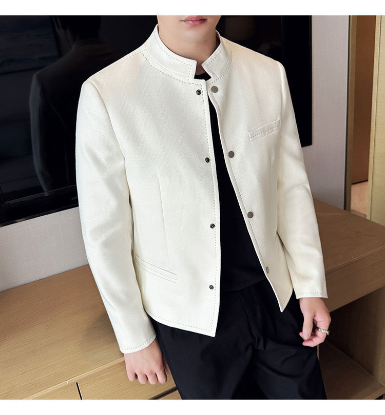 Stand-Collar Jacket