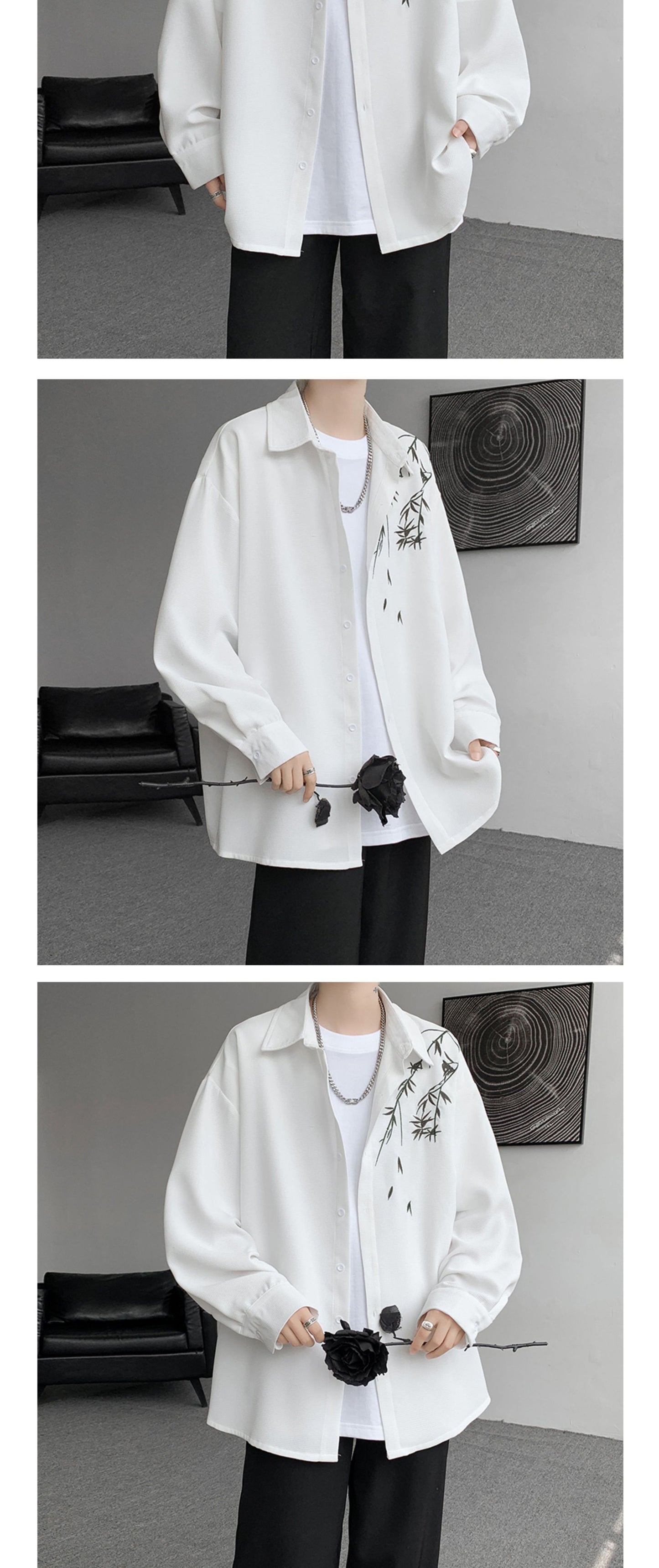 Embroidered Casual Shirt