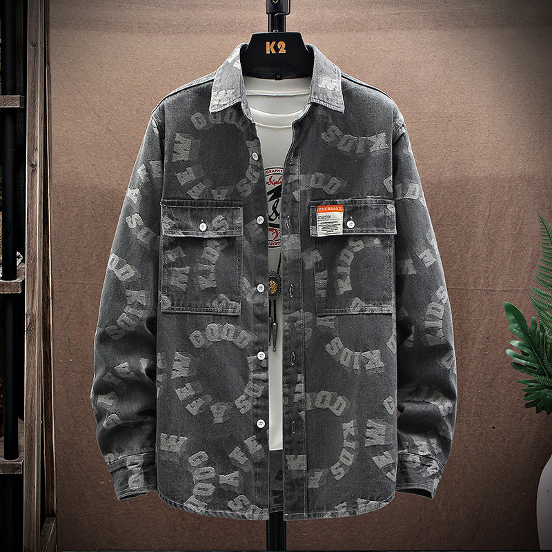Casual Denim Overshirt Jacket