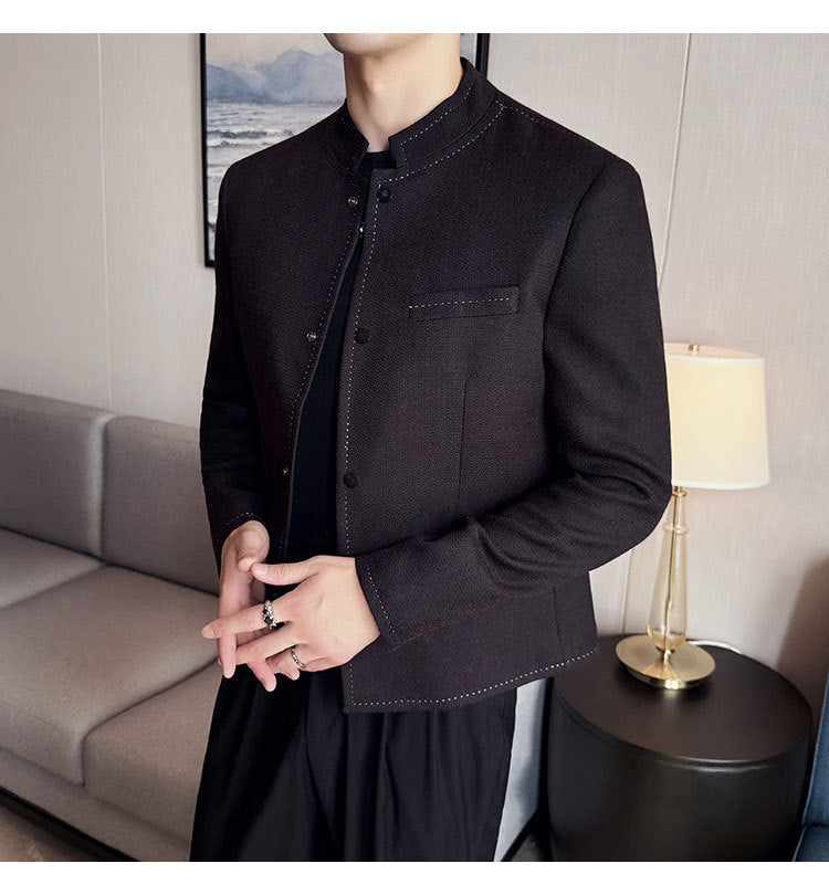Stand-Collar Jacket