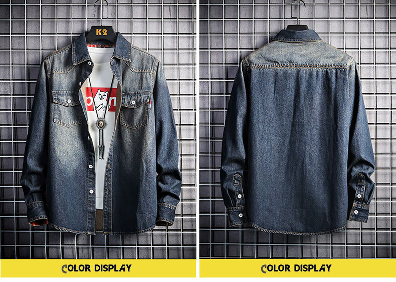 Pocket Denim Shirt Jacket