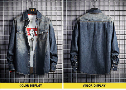 Pocket Denim Shirt Jacket