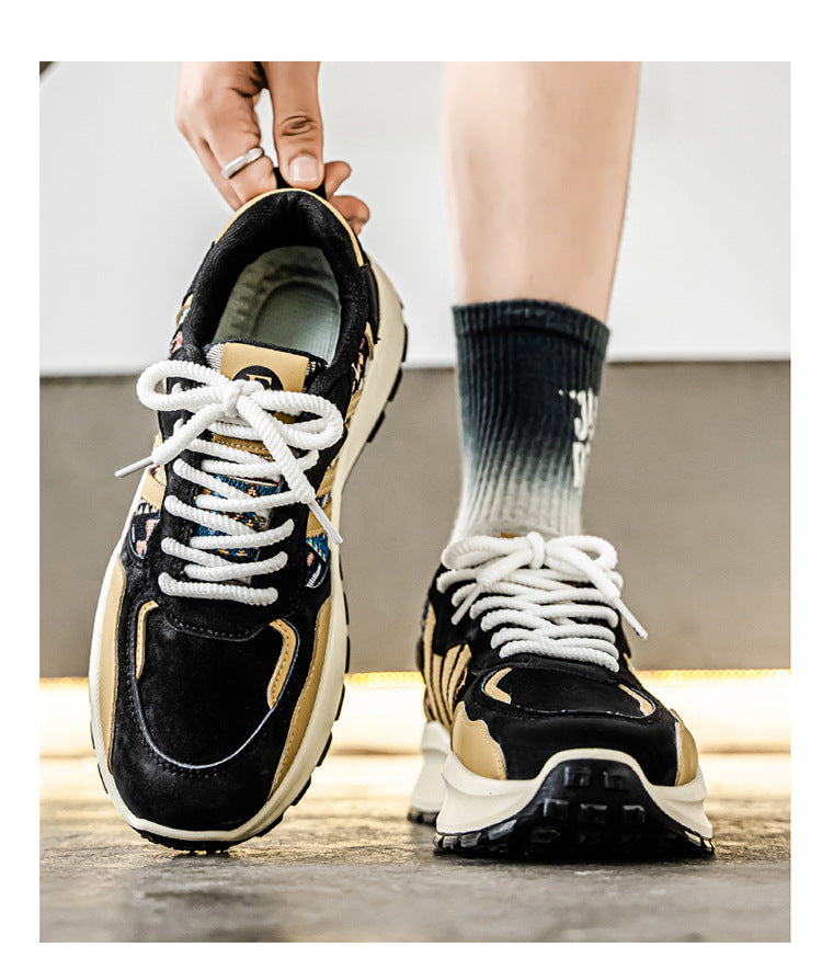 Breathable Knit Dad Sneakers