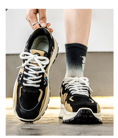 Breathable Knit Dad Sneakers