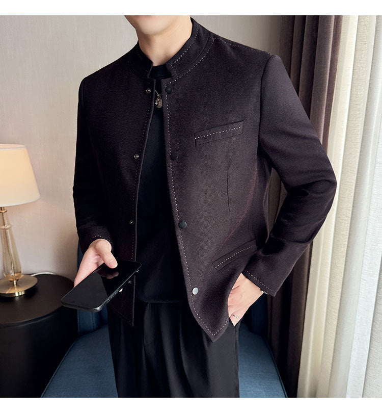 Stand-Collar Jacket