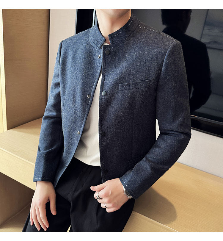 Stand-Collar Jacket