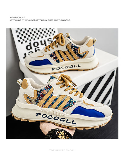 Breathable Knit Dad Sneakers