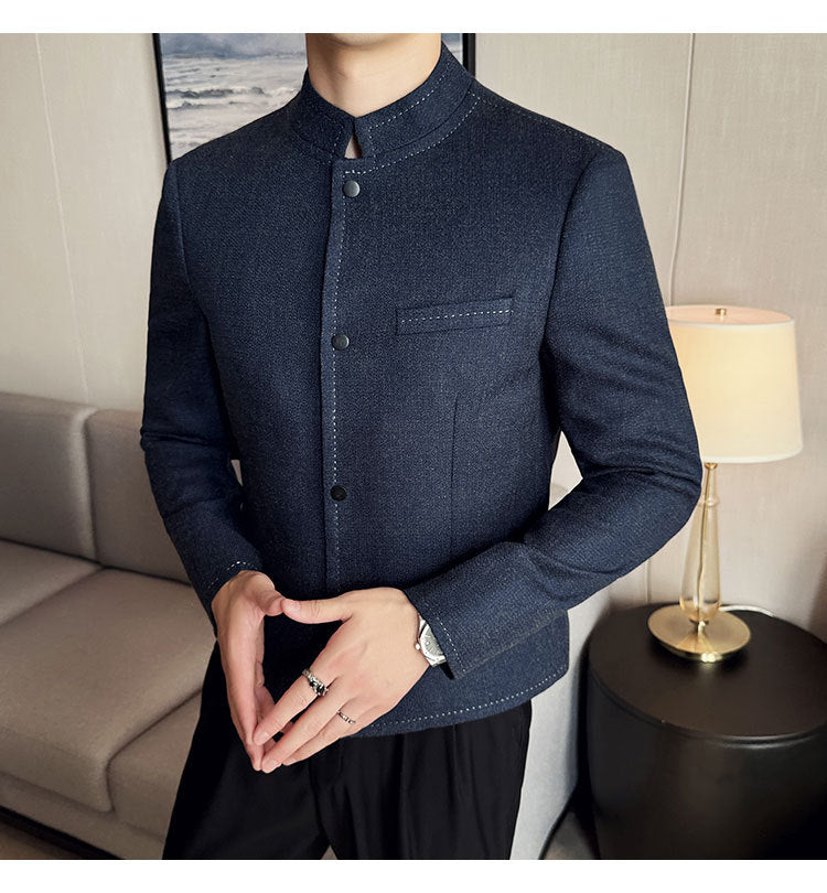 Stand-Collar Jacket