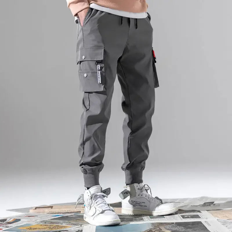Multi-Pocket Lantern Jogger Pants