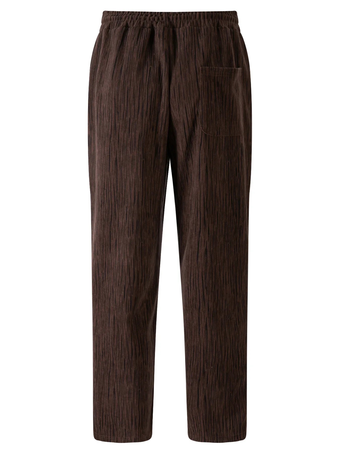 Corduroy Straight Wide-Leg Pants