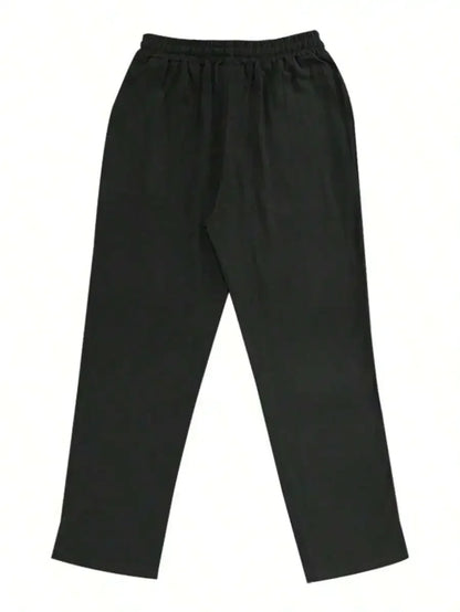 Breathable Wide-Leg Linen Pants