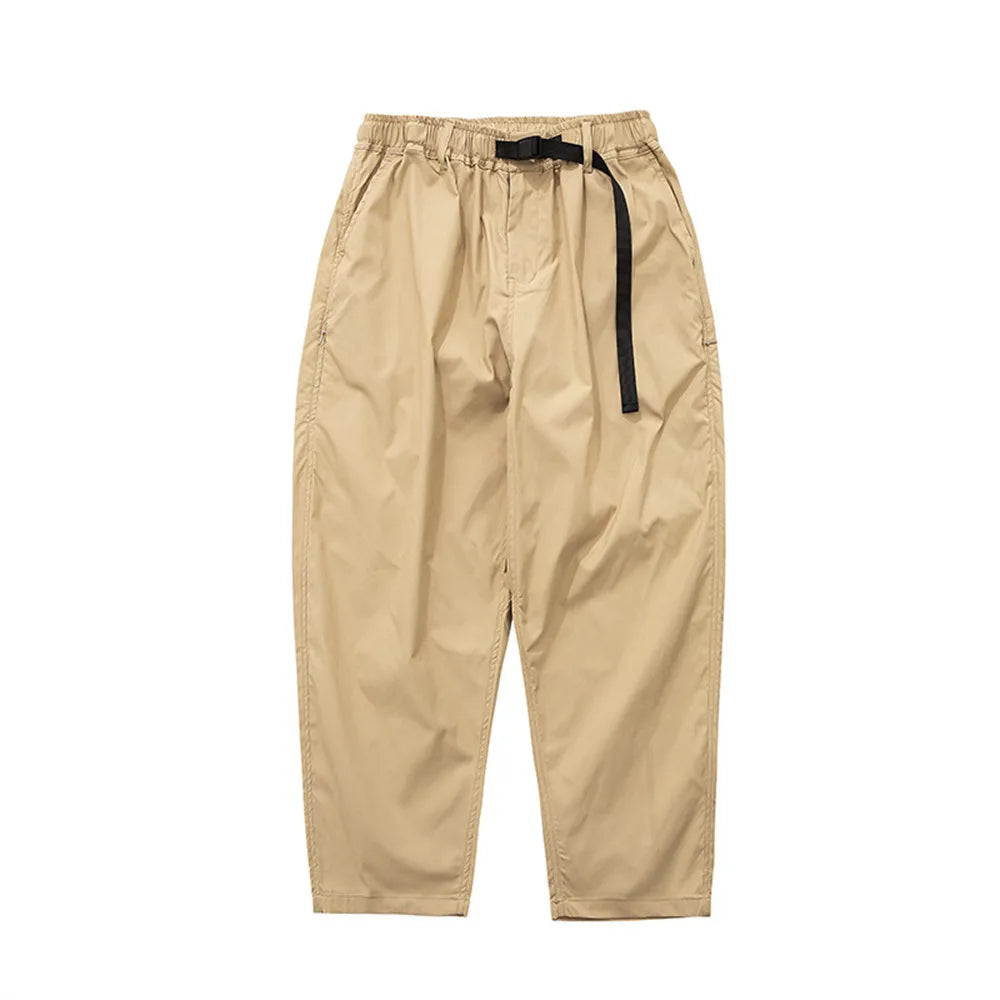 Safari Cargo Belt Wide-Leg Pants