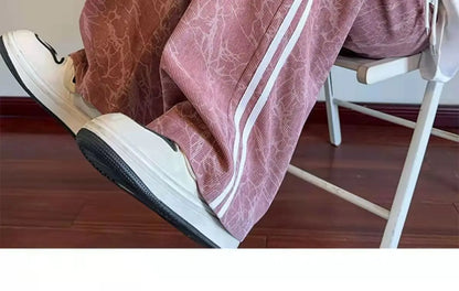 Striped Corduroy Straight Pants