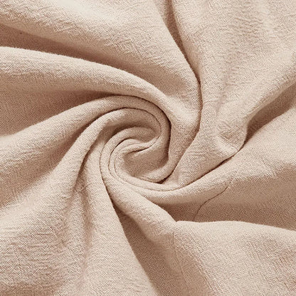 Cotton Linen Drop-Crotch Harem Pants