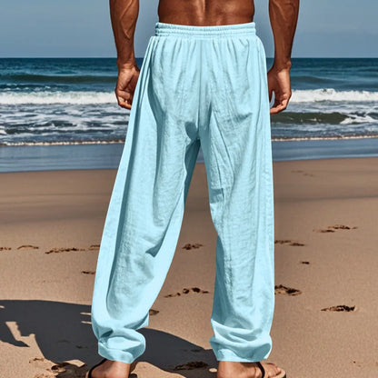 Drawstring Wide-Leg Yoga Trousers