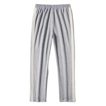 Striped Wide-Leg Sweatpants
