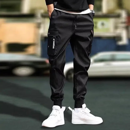 Multi-Pocket Lantern Jogger Pants