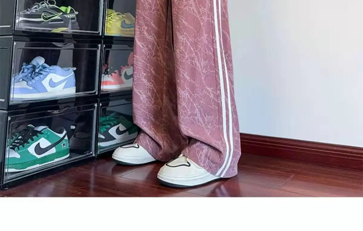 Striped Corduroy Straight Pants