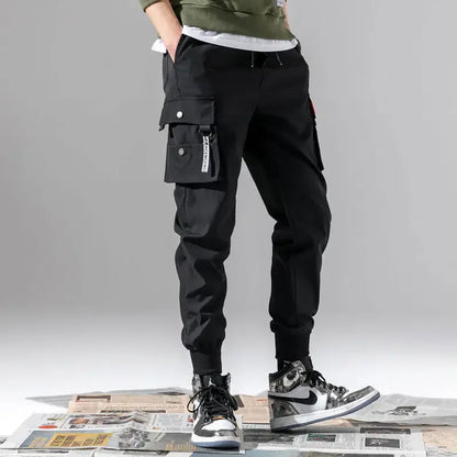 Multi-Pocket Lantern Jogger Pants