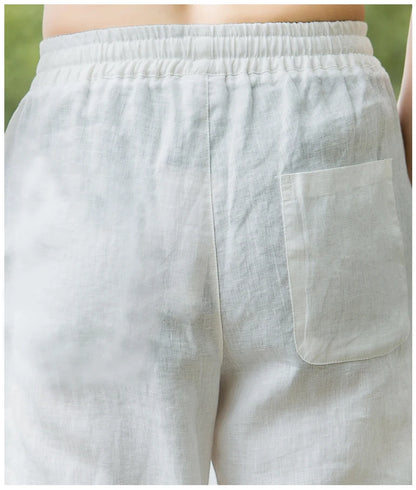 Lightweight Beach Linen Trousers