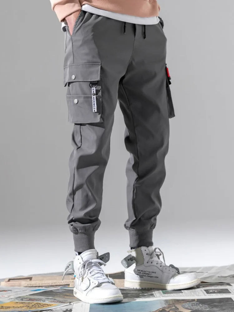 Multi-Pocket Lantern Jogger Pants