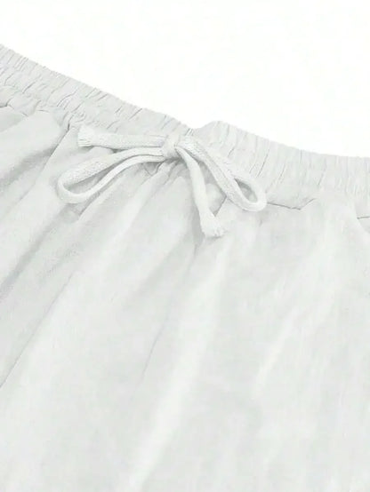 Breathable Wide-Leg Linen Pants
