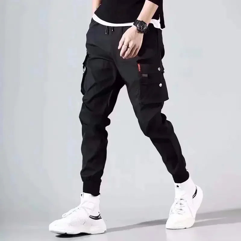 Multi-Pocket Lantern Jogger Pants