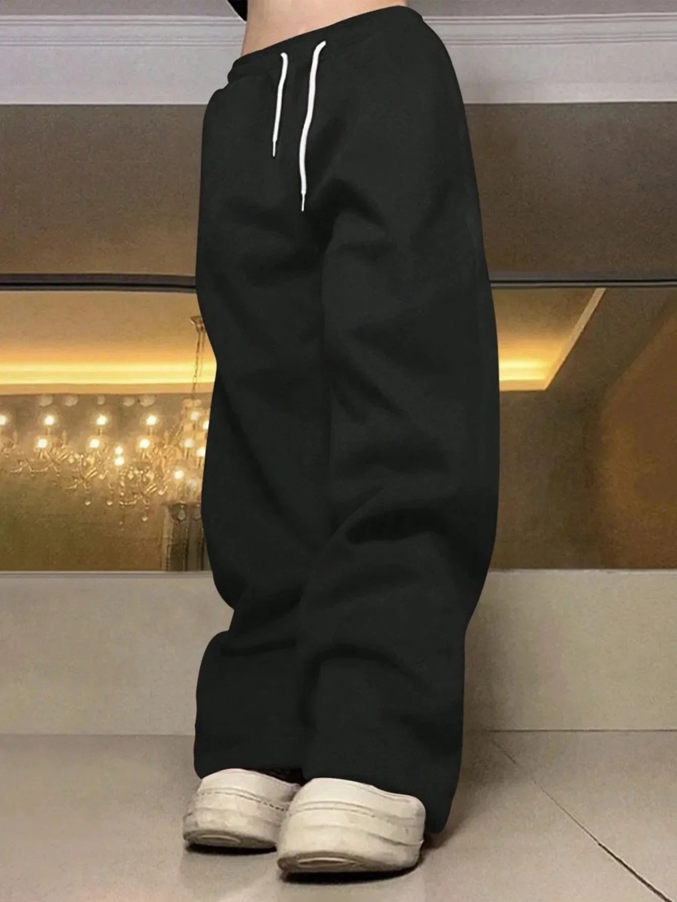 Fox Ink-Print Harajuku Sports Pants