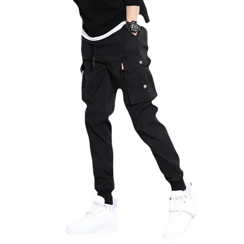 Multi-Pocket Lantern Jogger Pants