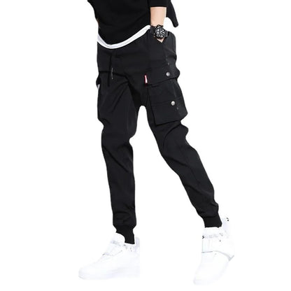 Multi-Pocket Lantern Jogger Pants
