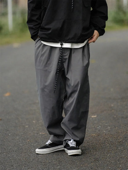 Safari Cargo Belt Wide-Leg Pants