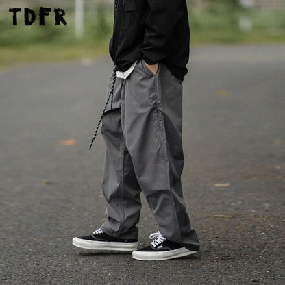 Safari Cargo Belt Wide-Leg Pants