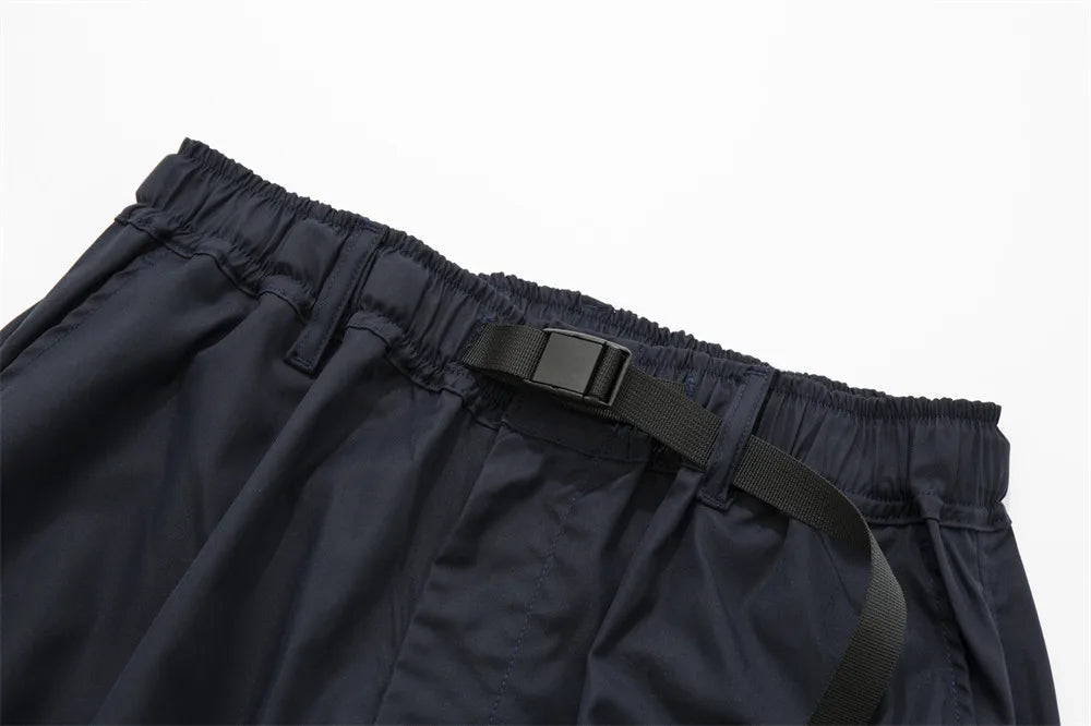 Safari Cargo Belt Wide-Leg Pants