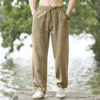 Lightweight Beach Linen Trousers