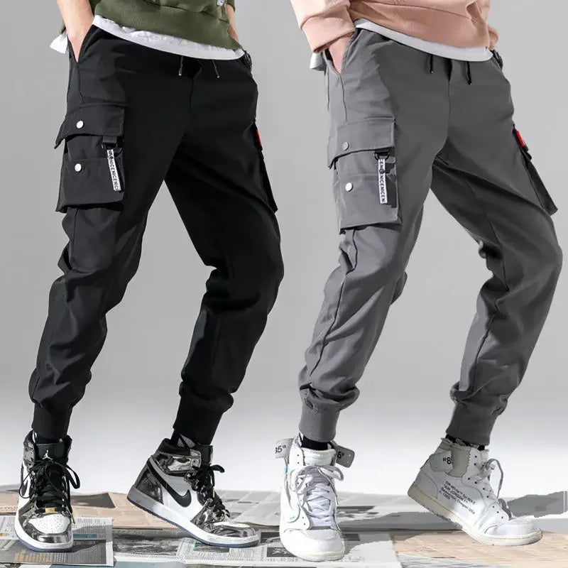 Multi-Pocket Lantern Jogger Pants
