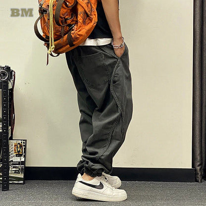 Oversized Harajuku Cargo Joggers