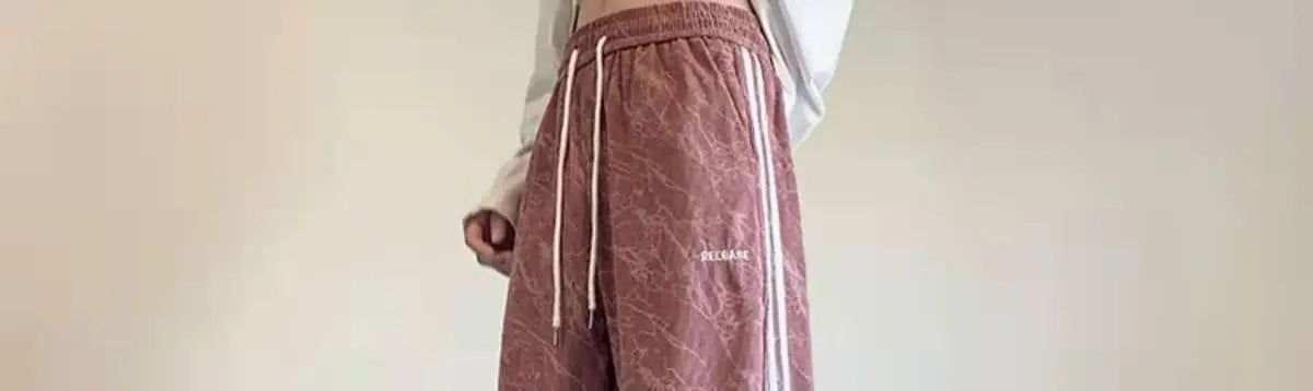 Striped Corduroy Straight Pants