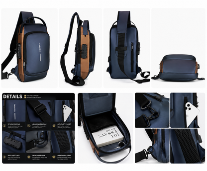 Anti-Theft Chest and Waist Bag product gallery layout image