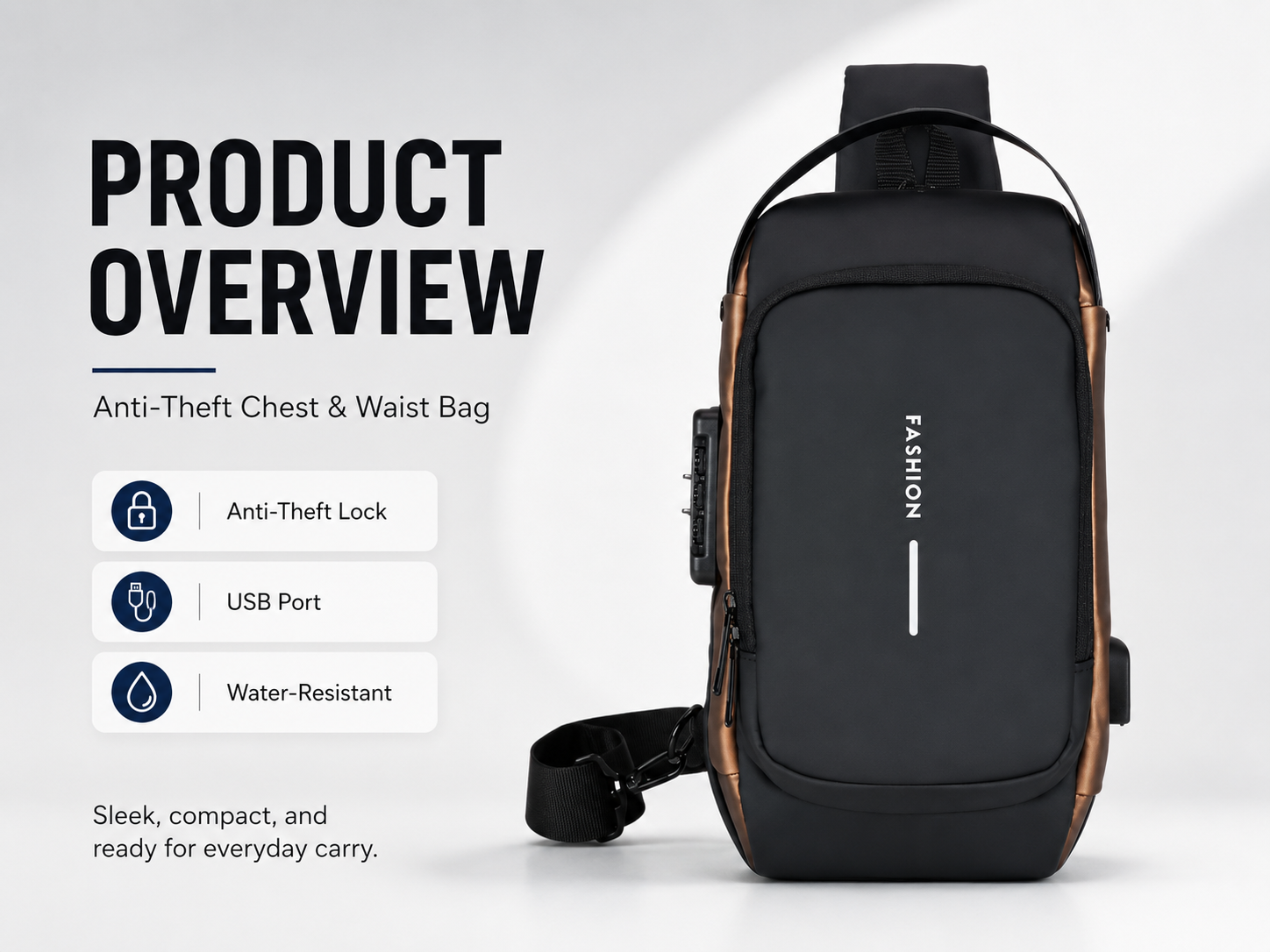 Bag product overview infographic