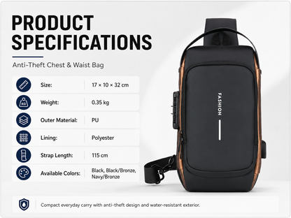Bag product specifications infographic