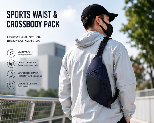Sports Waist and Crossbody Pack lifestyle image
